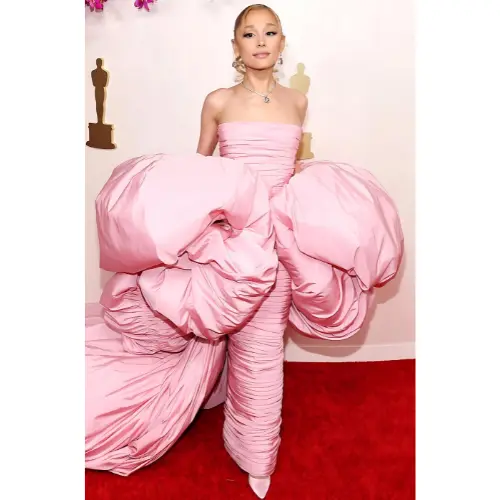 Ariana Grande At the Oscars 2024 Red Carpet 