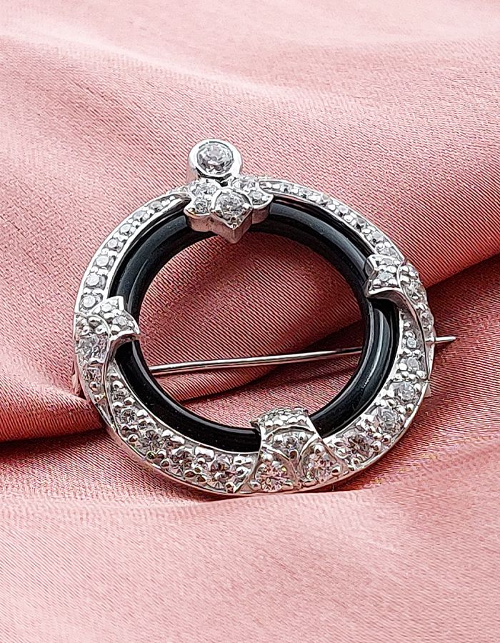 sterling silver brooch