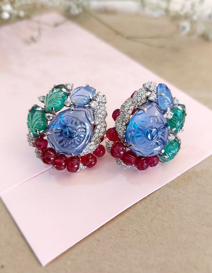 stud earrings for women gold