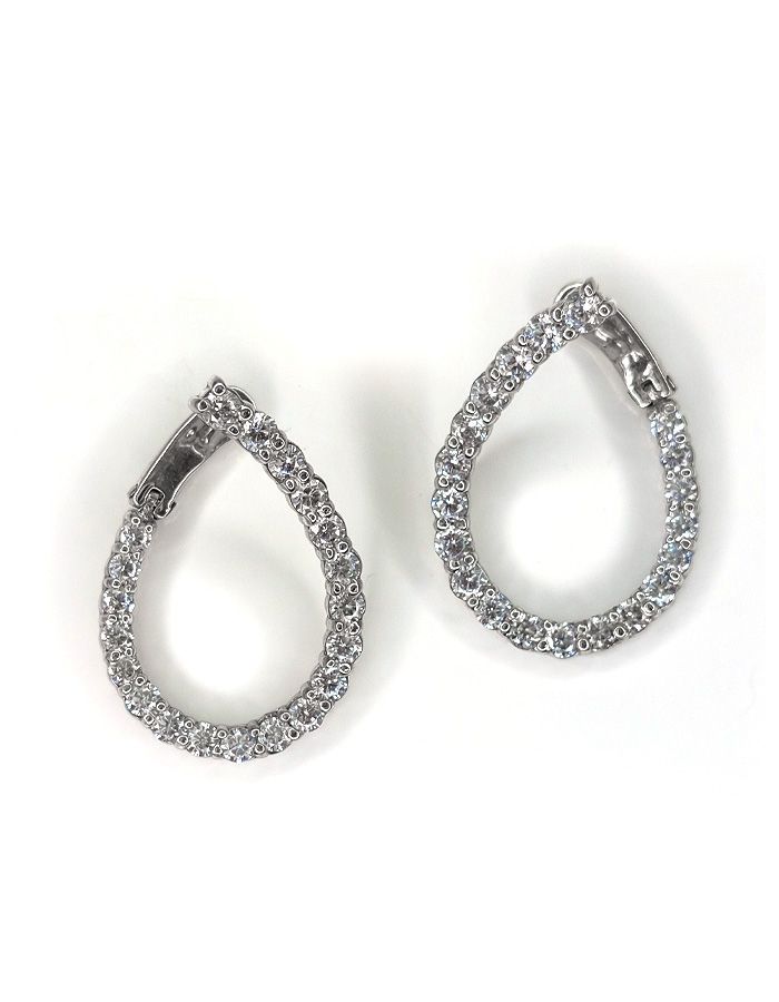 hoop earrings silver