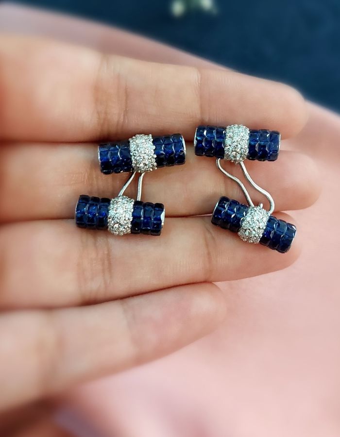 diamond cufflinks