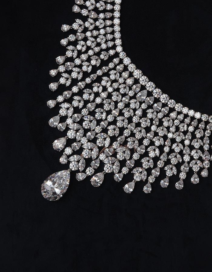 diamond necklace for bride