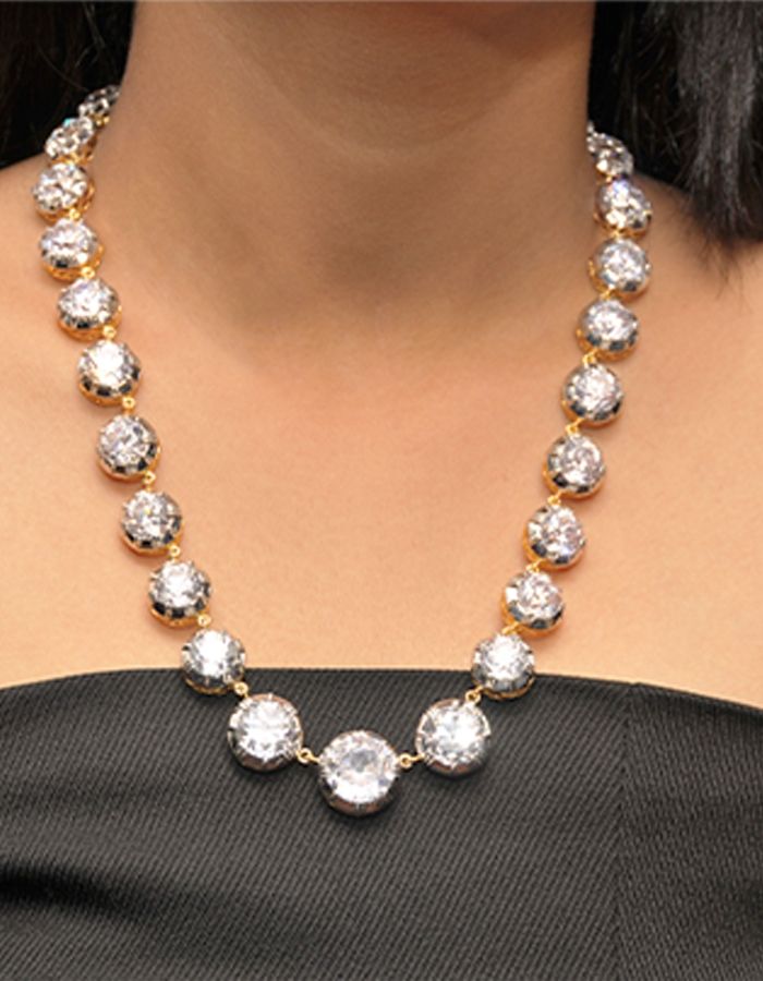 sterling silver statement necklace