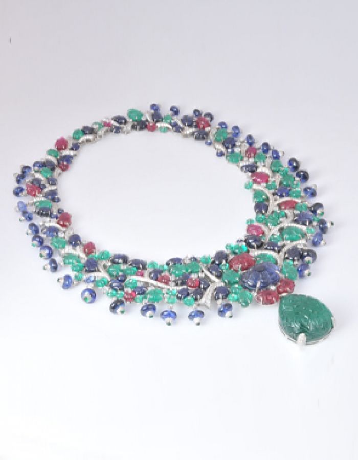 emerald drop necklace