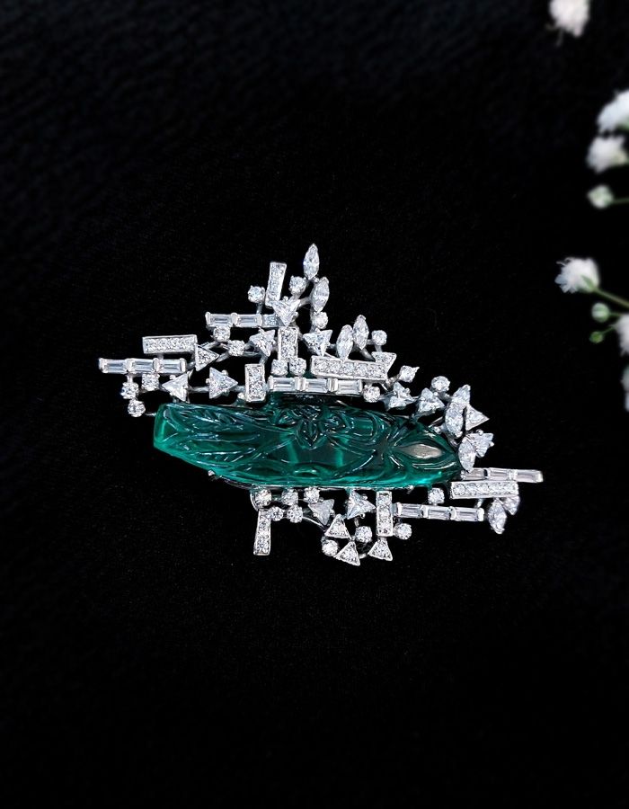 silver pin