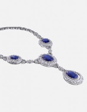 vintage sapphire necklace