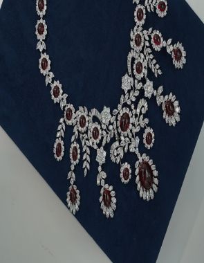 ruby diamond necklace