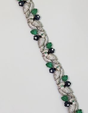 Cartier Bird Pave Set Bracelet