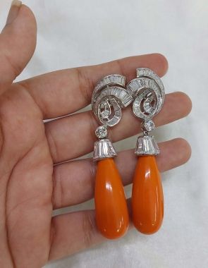 diamond drop earrings