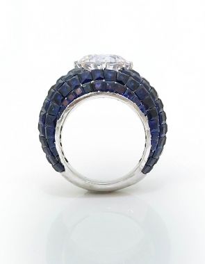 sapphire eternity band