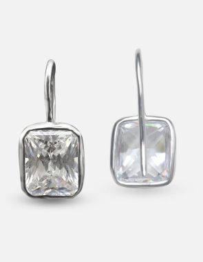 silver earrings