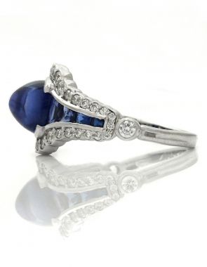sapphire and diamond ring