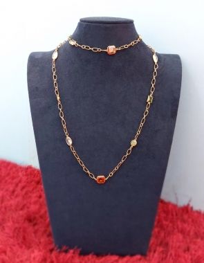 Multicolor gemstone necklace