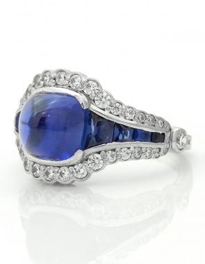 blue sapphire ring