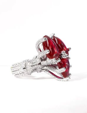 Cabochon Ruby Ring