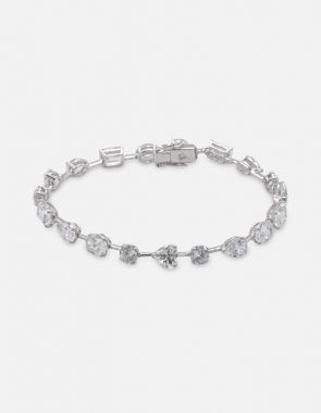 lab grown diamond tennis bracelet