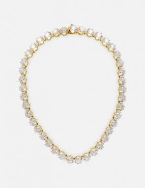 gold diamond necklace