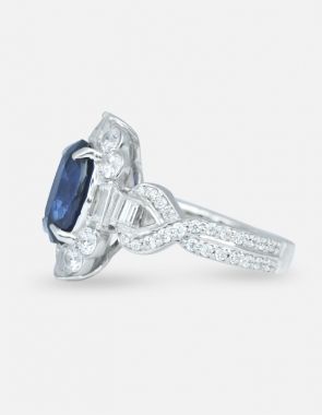 blue sapphire ring