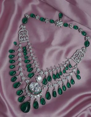 Emerald Bib Necklace